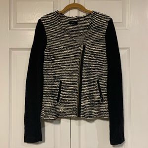 Black and White Professional Sweater Blazer